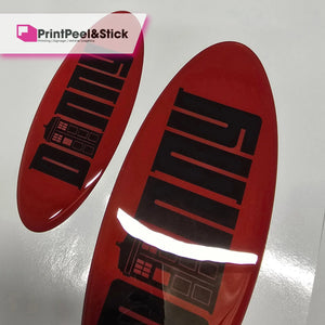 ’Oval’ Badge Overlays - Mk3 Focus (Pre-Facelift Only - NOT ST) Oval Badge Gel Overlays