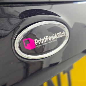 ’Oval’ Gel Badge Overlays - Mk1 Transit Connect (2002 - 2013) - Oval Badge Gel Overlays