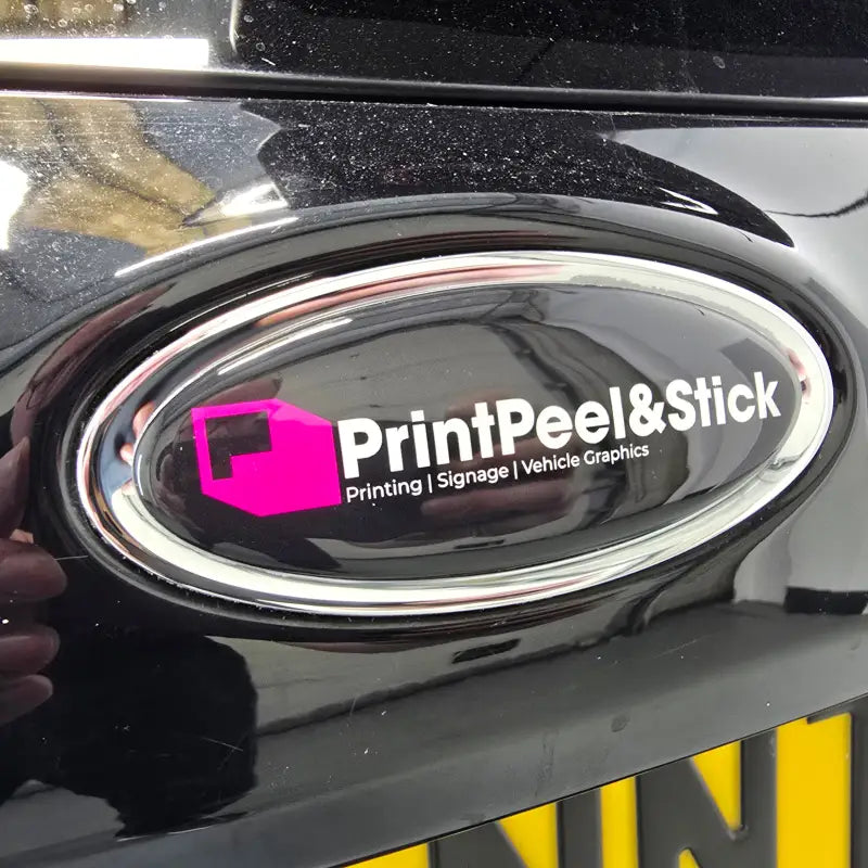 ’Oval’ Gel Badge Overlays - Mk1 Transit Connect (2002 - 2013) - Oval Badge Gel Overlays