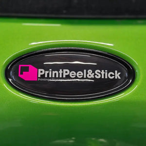 ’Oval’ Gel Badge Overlays - Mk1 Transit Connect (2002 - 2013) - Oval Badge Gel Overlays