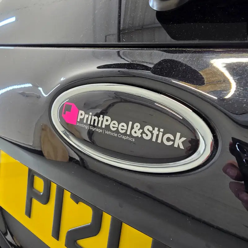 ’Oval’ Gel Badge Overlays - Mk1 Transit Connect (2002 - 2013) - Oval Badge Gel Overlays