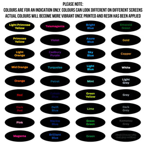 ’Oval’ Gel Badge Overlays - Mk1 Transit Connect (2002 - 2013) - Oval Badge Gel Overlays