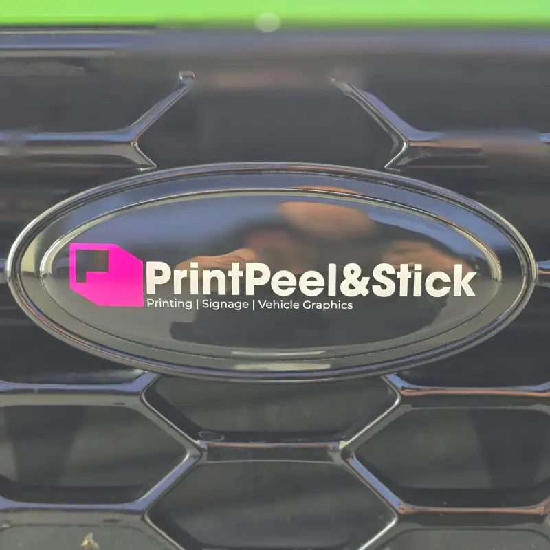 ’Oval’ Gel Badge Overlays - Mk1 Transit Connect (2002 - 2013) - Oval Badge Gel Overlays