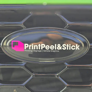 ’Oval’ Gel Badge Overlays - Mk1 Transit Connect (2002 - 2013) - Oval Badge Gel Overlays