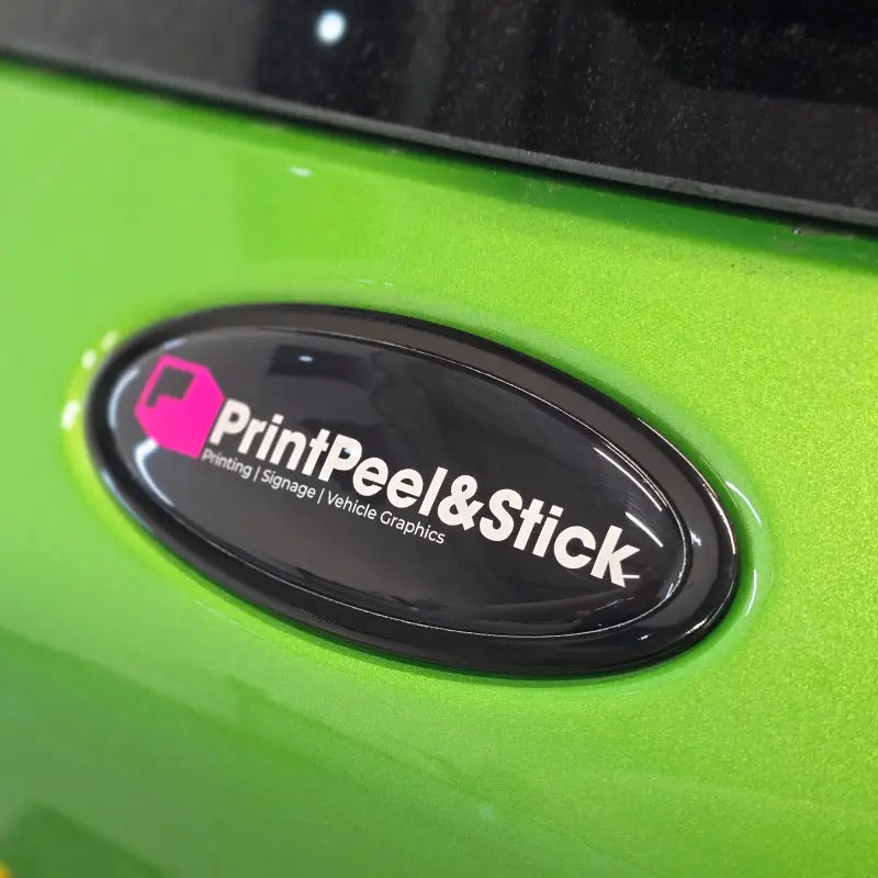 ’Oval’ Gel Badge Overlays - Mk1 Transit Connect (2002 - 2013) - Oval Badge Gel Overlays