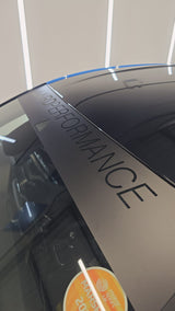 MK4 Focus Extra Deep Sunstrip with Logo Cut-out