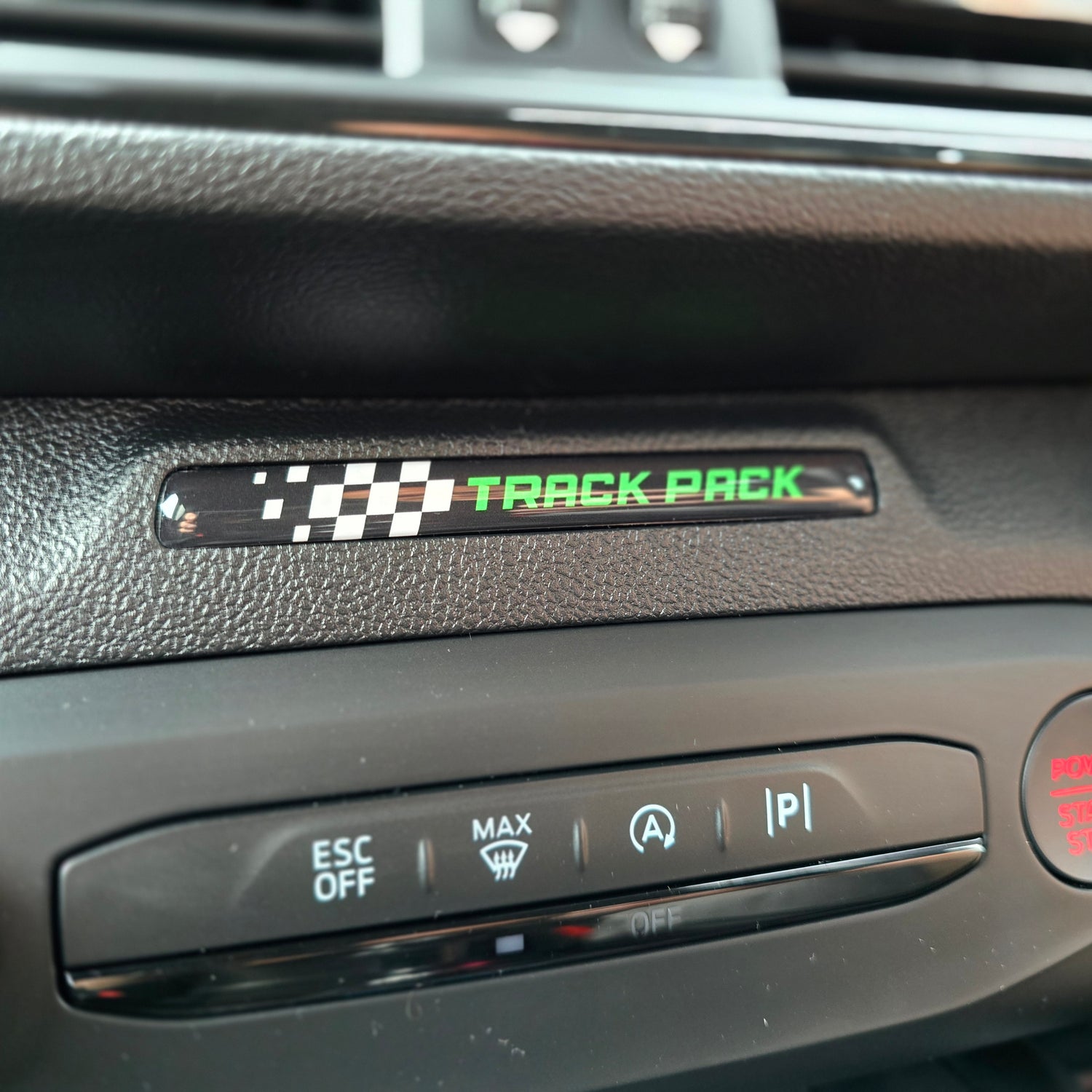 Mk4 Focus "Track Pack" Airbag Light Gel Overlay