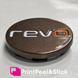 REVO Centre Cap Gel Inserts (set of 4) - Clip on Cap - Centre Cap Gel Badges - Revo