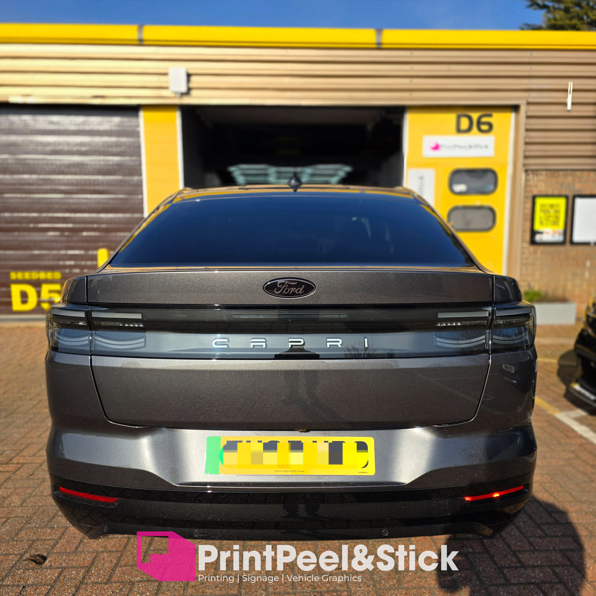 "Oval" Ford Gel Badge Overlays - New Capri EV (2024 -)