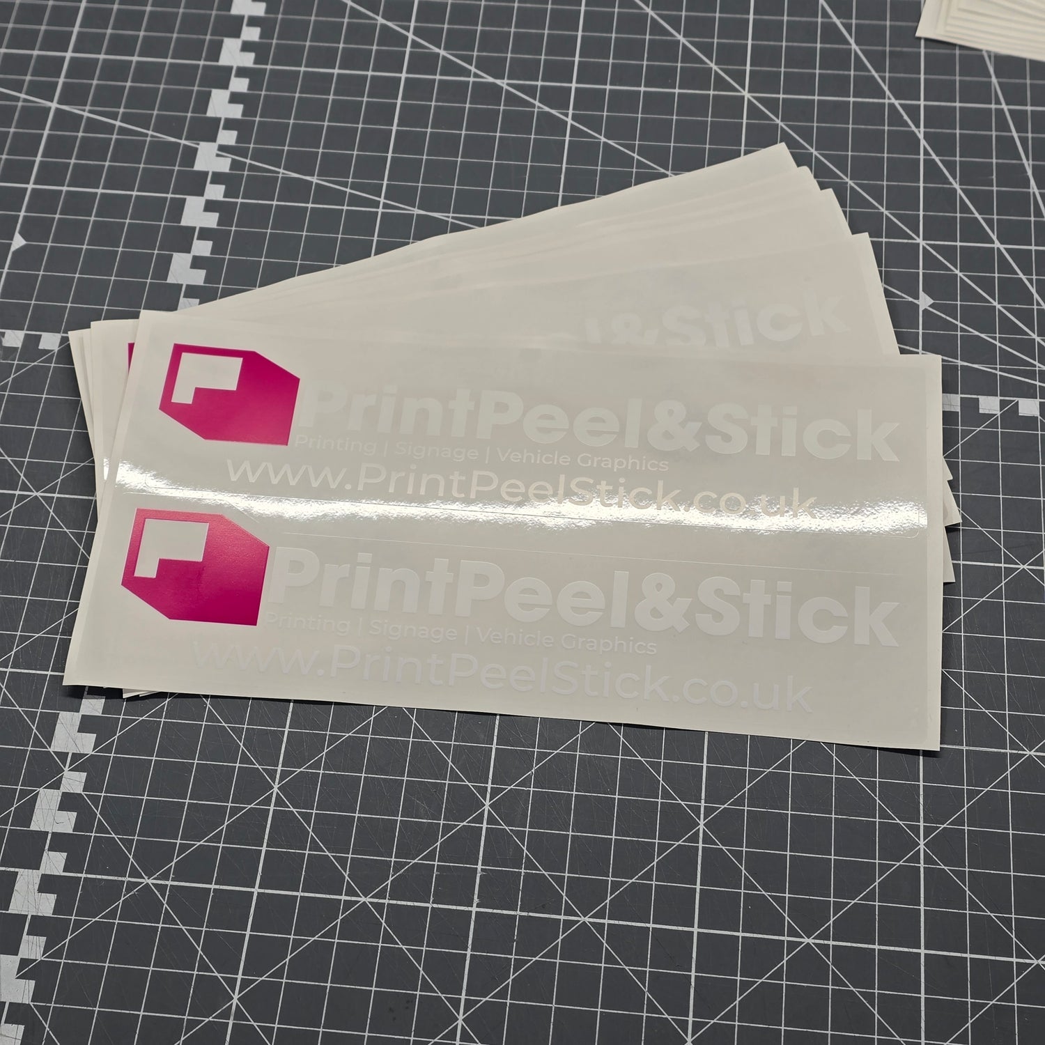 PrintPeel&Stick Clear Printed Stickers