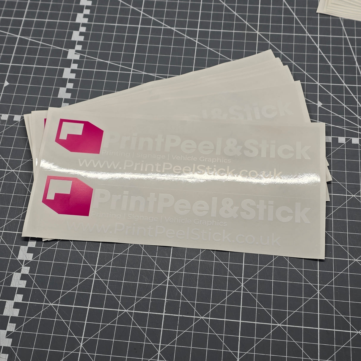 PrintPeel&Stick Clear Printed Stickers
