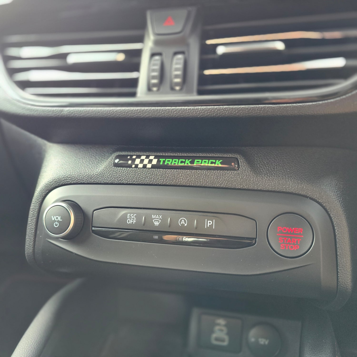 Mk4 Focus "Track Pack" Airbag Light Gel Overlay