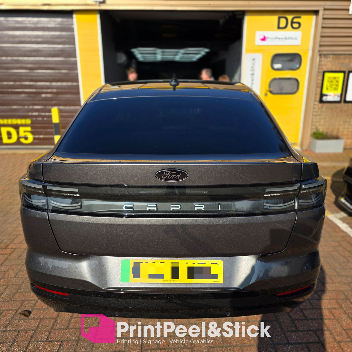 "Oval" Ford Gel Badge Overlays - New Capri EV (2024 -)