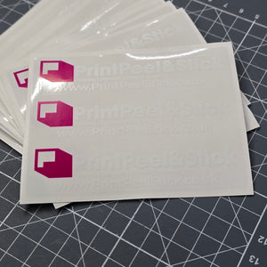 PrintPeel&Stick Clear Printed Stickers