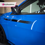 Vehicle Upper Side Splash Decal Set - Universal Fit