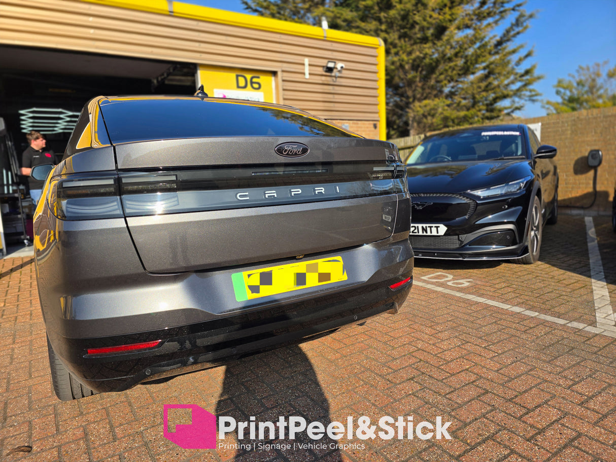 "Oval" Ford Gel Badge Overlays - New Capri EV (2024 -)