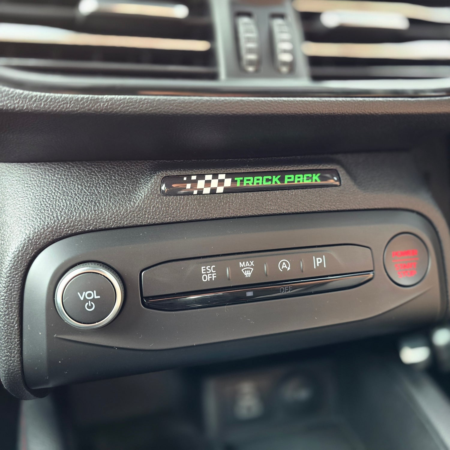 Mk4 Focus "Track Pack" Airbag Light Gel Overlay