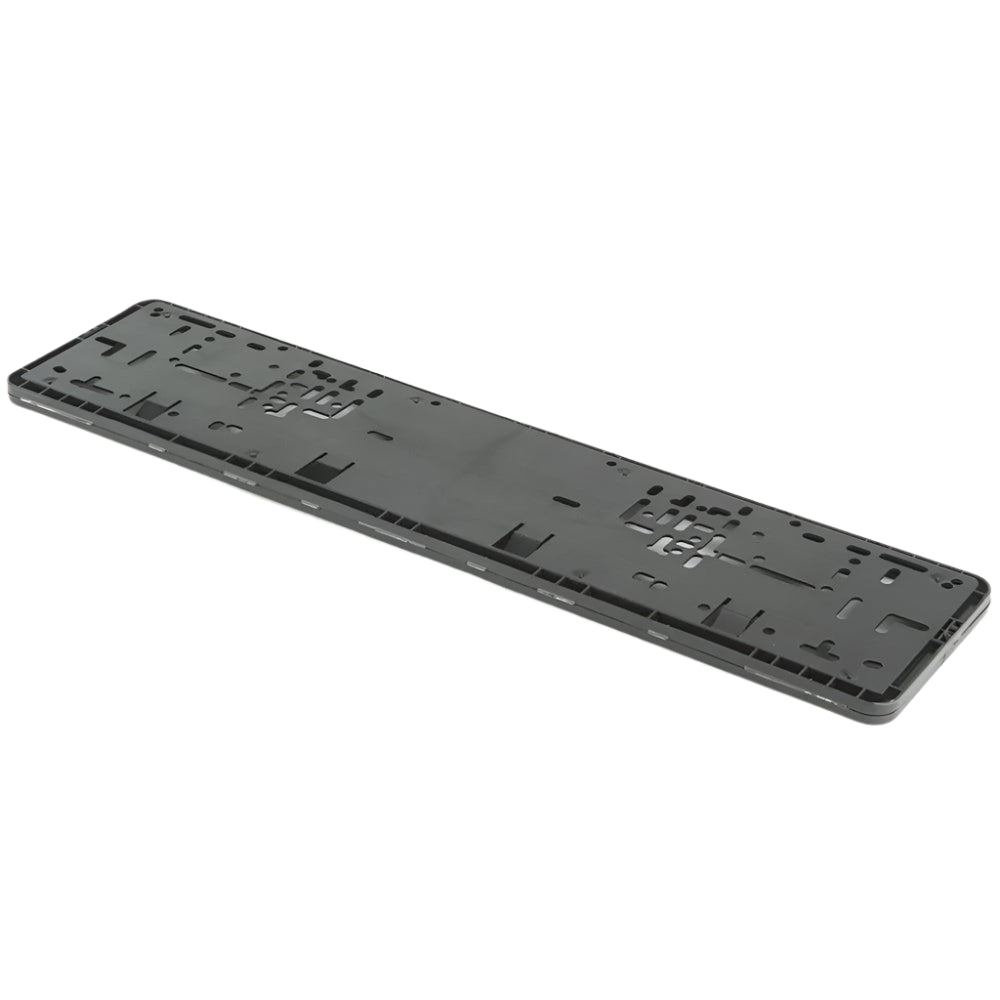 Plain Black Number Plate Surrounds – Set of 2 - Aesthetic Upgrades