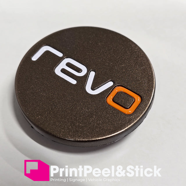 REVO Centre Cap Gel Inserts (set of 4) - Centre Cap Gel Badges - Revo
