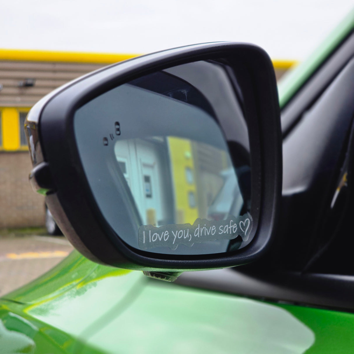 "Drive Safe" wing mirror decals (set of 3)