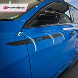 Vehicle Upper Side Splash Decal Set - Universal Fit