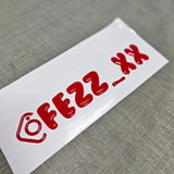 Instagram Gel Sticker