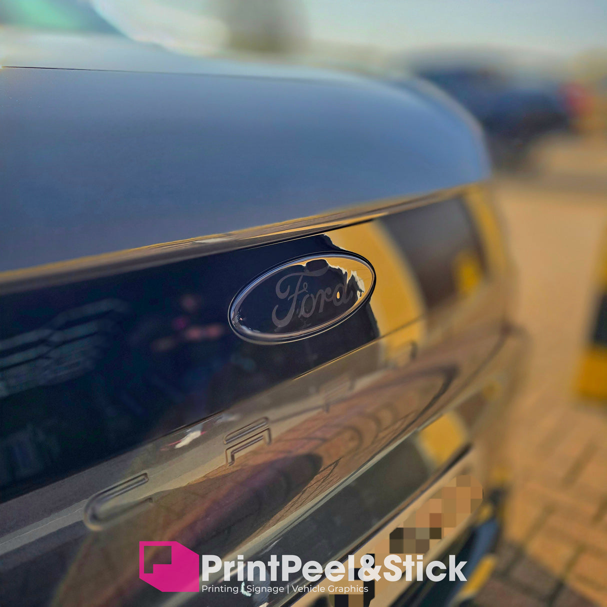 "Oval" Ford Gel Badge Overlays - New Capri EV (2024 -)