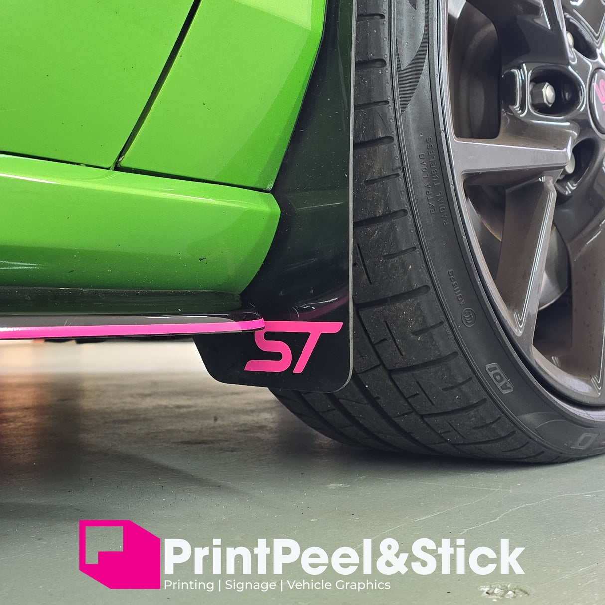 ST Mud Flap Stickers