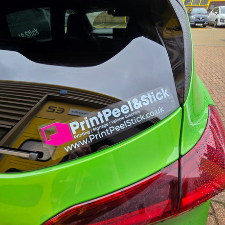 PrintPeel&Stick Clear Printed Stickers