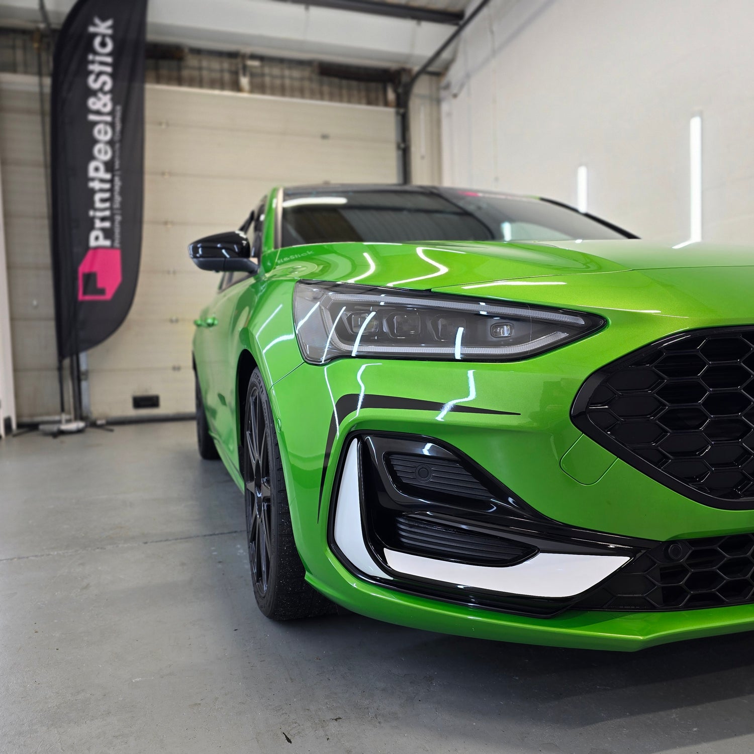 Mk4.5 Focus ST Inner Front Quarter Vinyl Decal Set (Facelift Only)