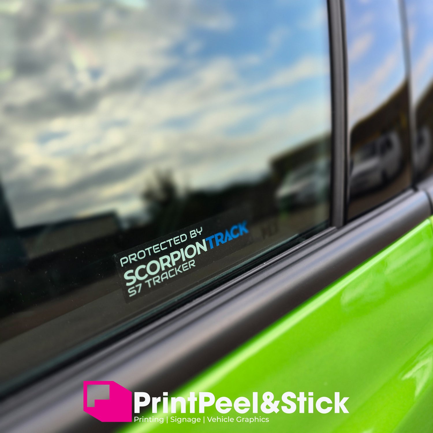 ScorpionTrack Window Stickers