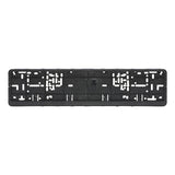 Plain Black Number Plate Surrounds – Set of 2 - Aesthetic Upgrades