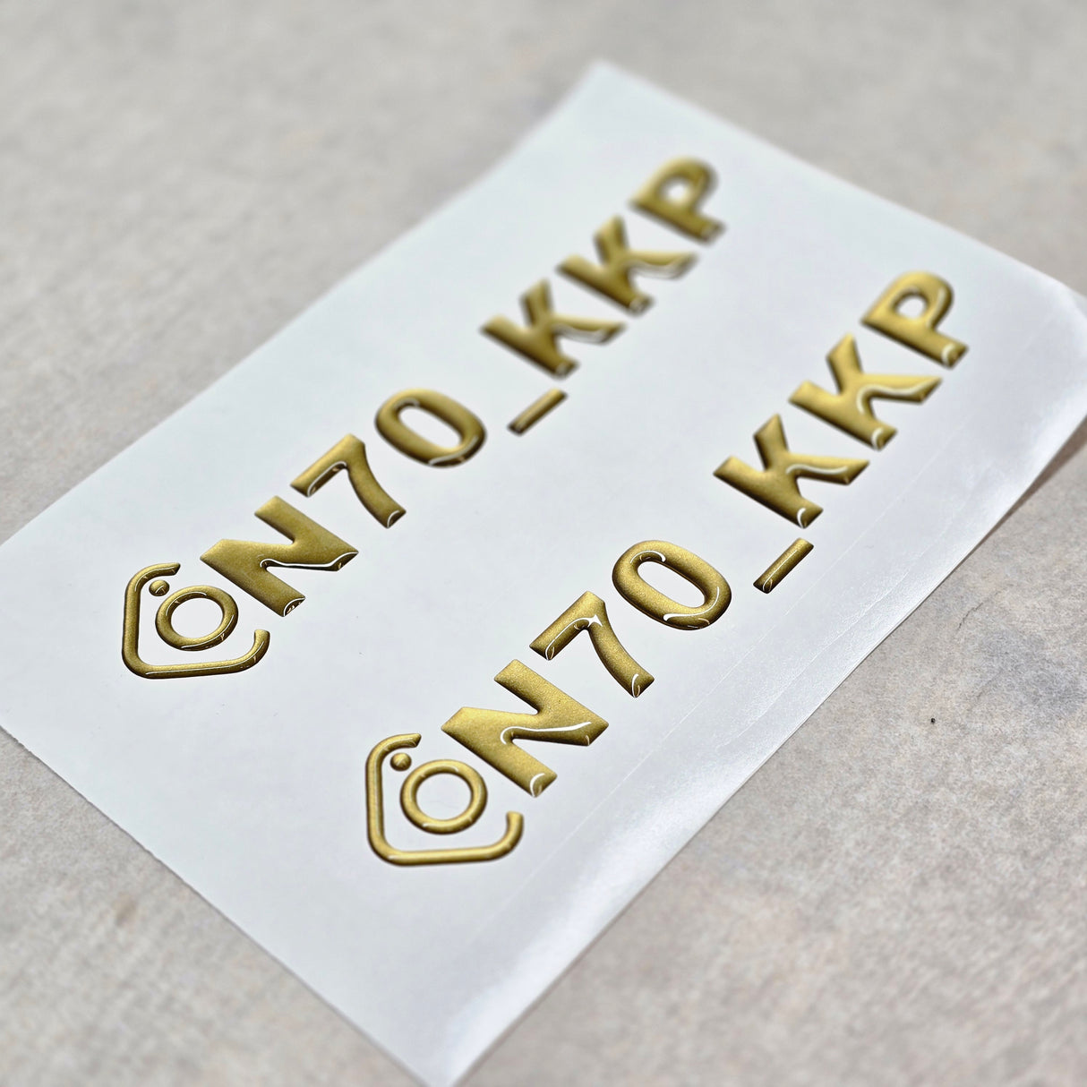 Instagram Gel Sticker