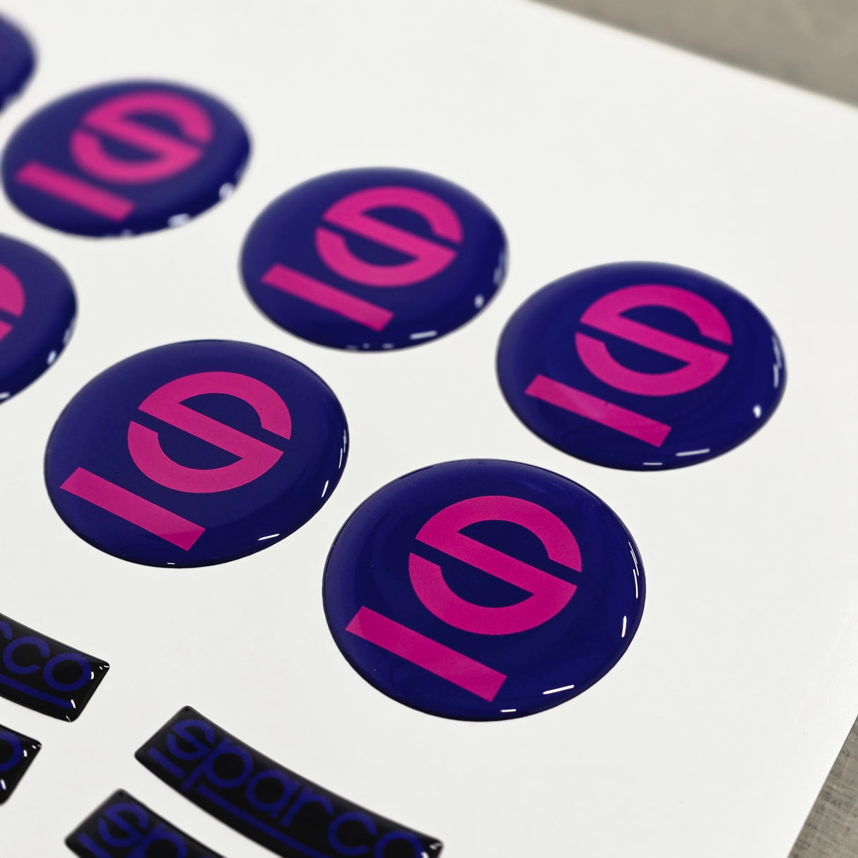 Wheel Centre Cap Gels (Set of 4) - Sparco "S"