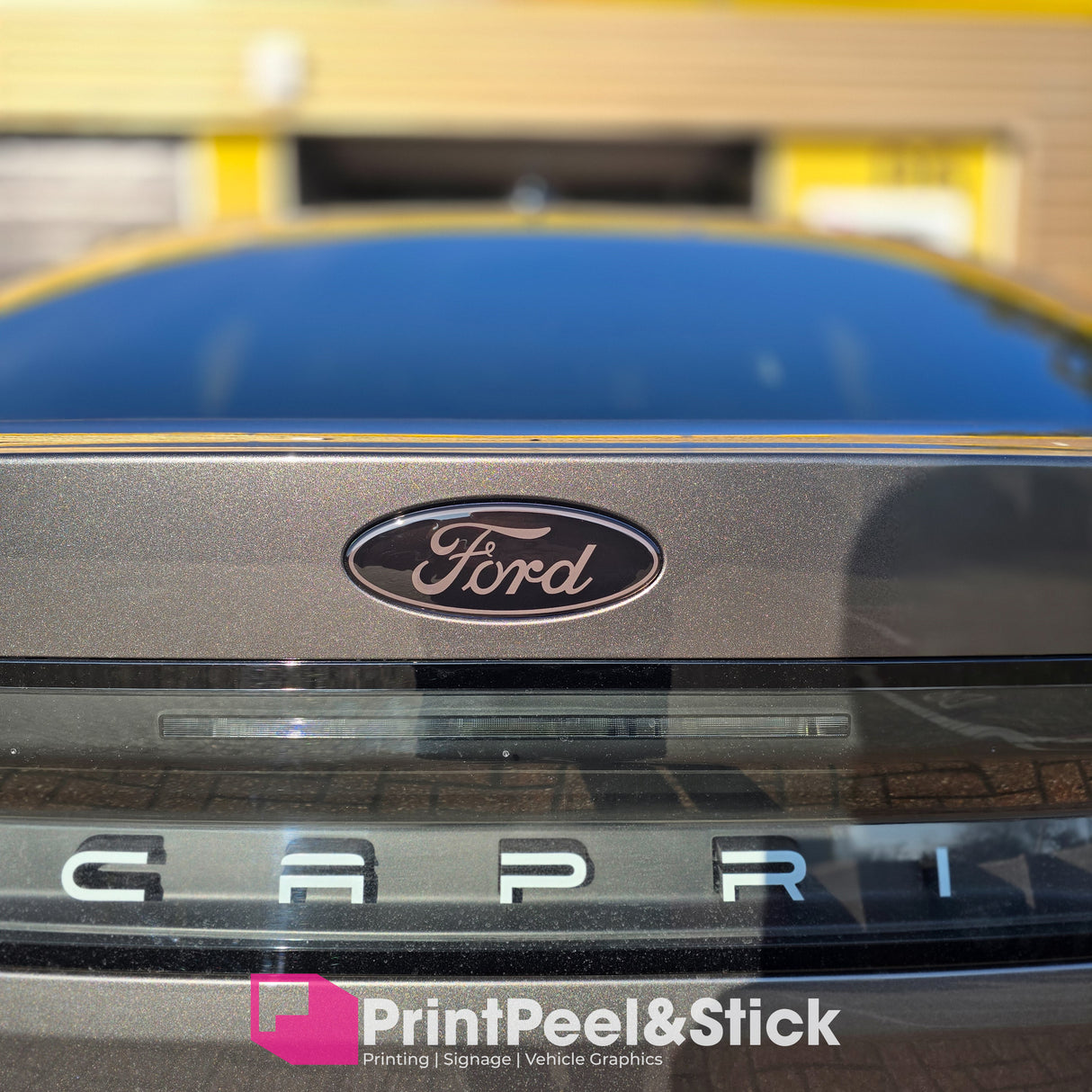 "Oval" Ford Gel Badge Overlays - New Capri EV (2024 -)