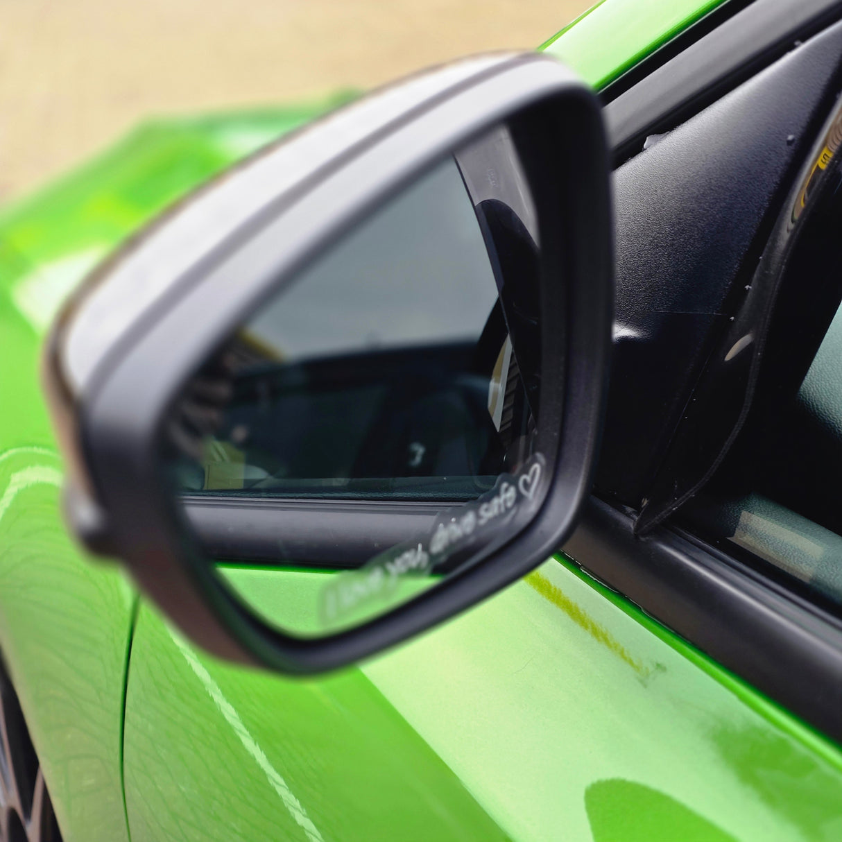 "Drive Safe" wing mirror decals (set of 3)