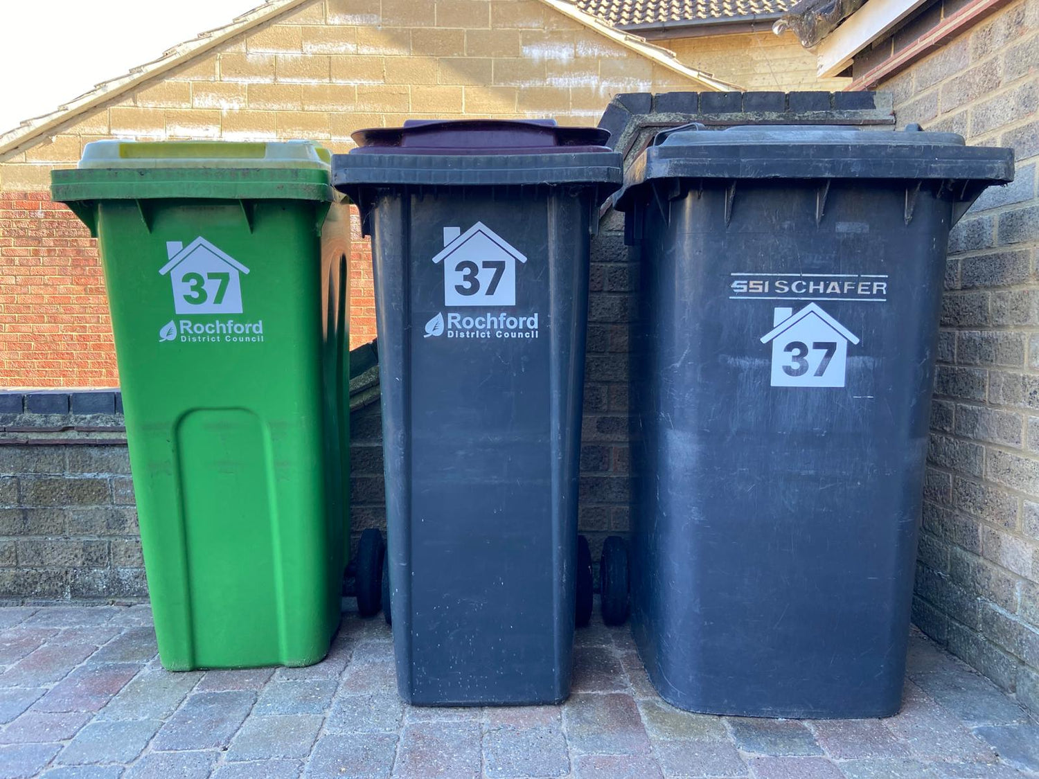 House Shape Bin Graphics