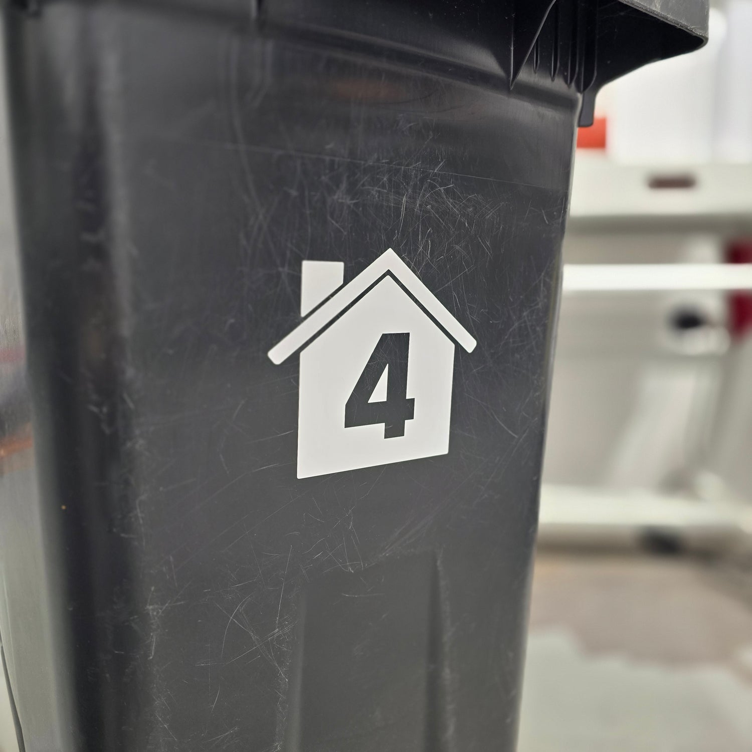 House Shape Bin Graphics