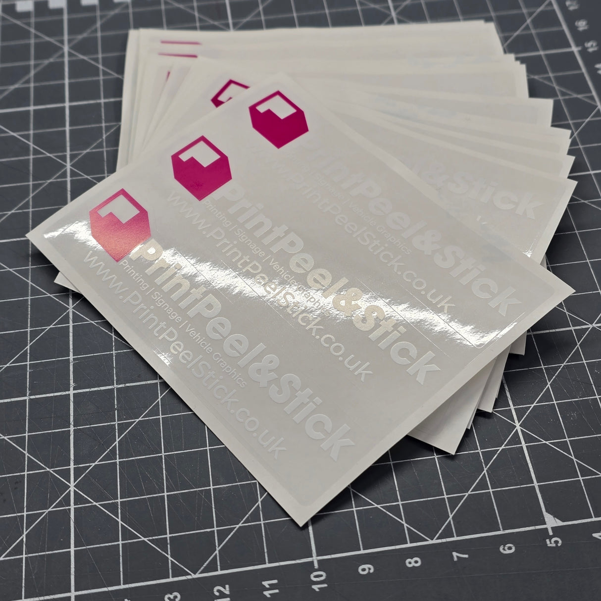 PrintPeel&Stick Clear Printed Stickers