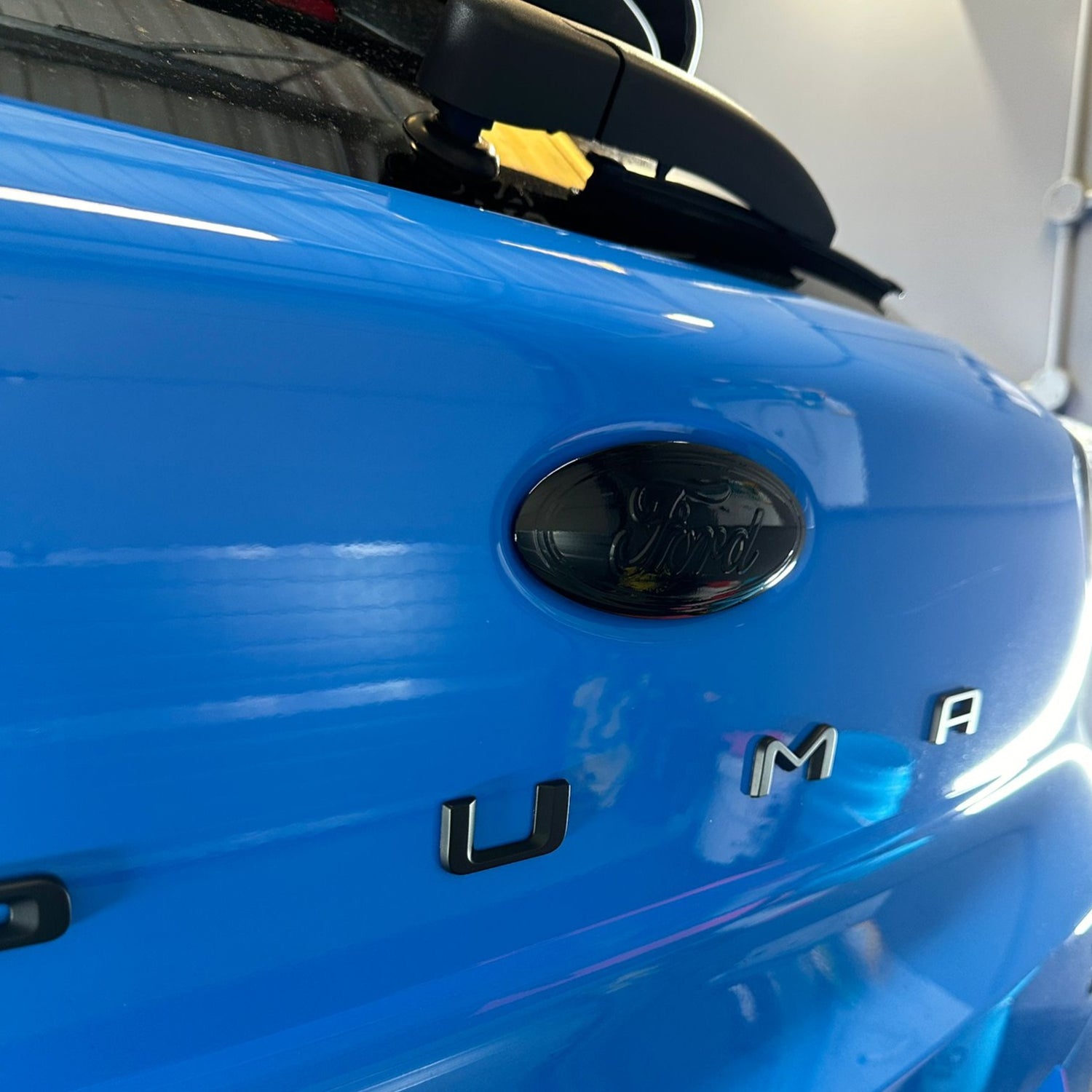 Oval Badge Vinyl Wrap Covers (Pair) + Steering wheel