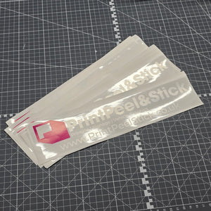 PrintPeel&Stick Clear Printed Stickers