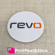 REVO Centre Cap Gel Inserts (set of 4) - Self Adhesive Cap - Centre Cap Gel Badges - Revo