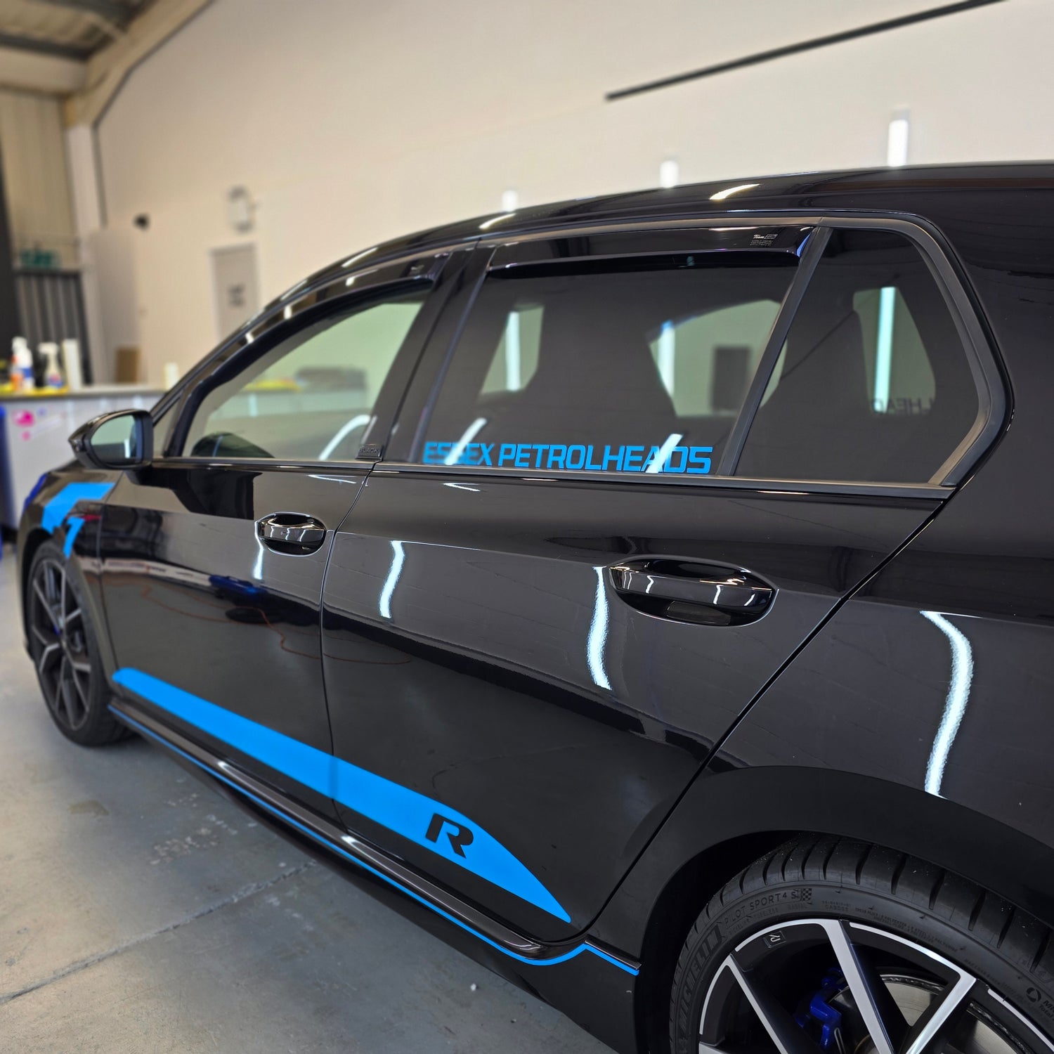 Essex Petrolheads Sun Strip Text