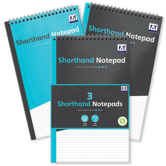 3 x Shorthand Notepads