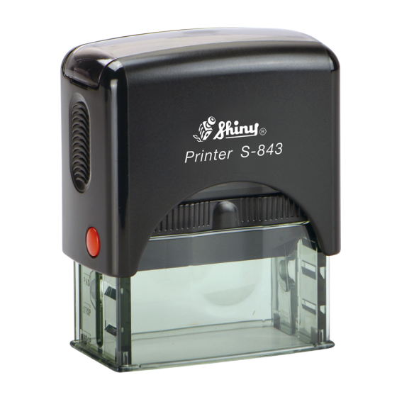 Self-inking Stamp Printer S-843 - 45 x 16mm - Stamp