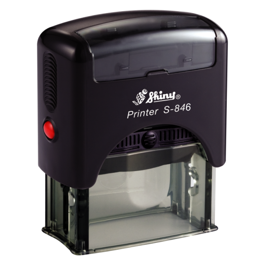 Self-inking Stamp Printer S-846 - 63 x 25mm - Stamp