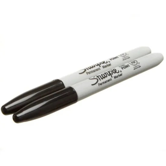 Sharpie Permanent Marker Pack of 2 - Black