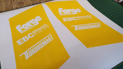 Mk7 / 7.5 Fiesta Front Wing Vinyls Decal (Pair)