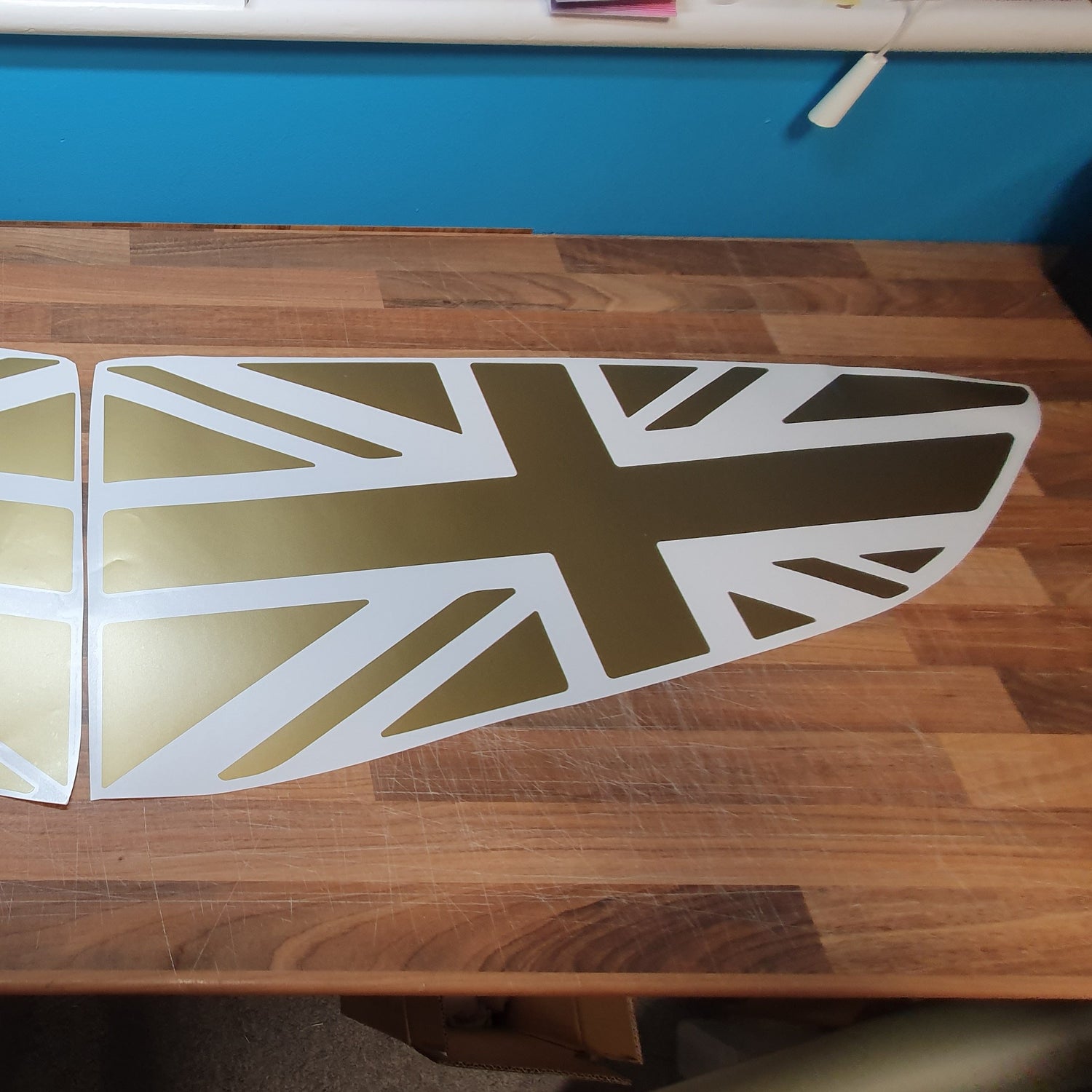 Mk8 Fiesta Union Jack Window Vinyl Decal