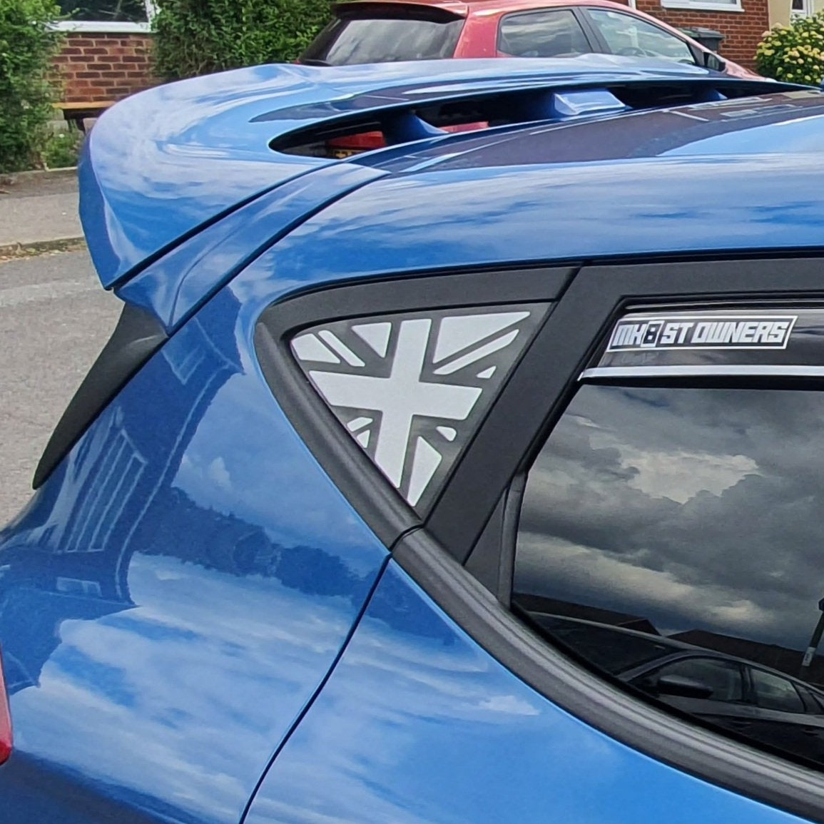 Mk8 Fiesta Union Jack Window Vinyl Decal